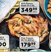 Pink Prawns Head On-2kg Each