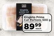 Kingklip Prime Cut Portions-500g Each
