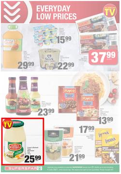 SUPERSPAR EASTERN CAPE : Our Best For less (22 June - 4 July 2021) Valid in Bluewater Bay, Despatch, Amalinda, Vincent, Knysna, Heather Park, Jeffrey's Bay, Rosehill, Leyvale, Sedgefield, Spandau, page 6
