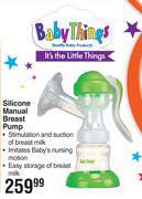 Baby Things Silicone Manual Breast Pump