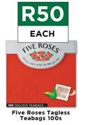 Five Roses Tagless Teabags-100's Pack