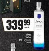Ciroc Vodka (All Flavours)-750ml
