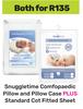Snuggletime Comfopaedic Pillow And Pillow Case Plus Standard Cot Fitted Sheet-For Both