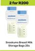 1Snookums Breast Milk Storage Bags-For 2 x 25s