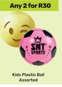 Kids Plastic Ball Assorted-For Any 2