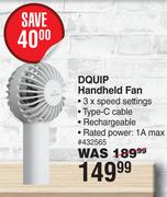Dquip Handheld Fan