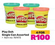 Play Doh Single Can Assorted-For 4