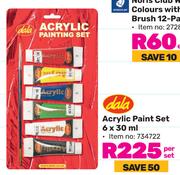 Dala Acrylic Paint Set-6 x 30ml Per Set