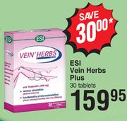 ESI Vein Herbs Plus 30 Tablets