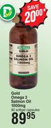 Dis-Chem Gold Omega 3 Salmon Oil 1000mg 90 Softgel Capsules