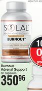 Solal Burnout Adrenal Support 60 Capsules