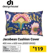 Design House Jacobean Cushion Cover-400mm x 600mm
