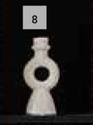 Vase Candle Holder White-750mm x 50mm x 165mm