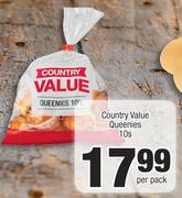 Country Value Queenies-10s Per Pack