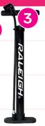 Raleigh Bicycle Workshop Floor Pump-Each