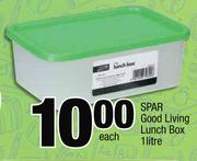Spar Good Living Lunch Box-1Ltr Each