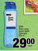 Spar Good Living Sports Bottle-800ml Each