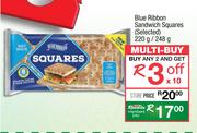 Blue Ribbon Sandwich Squares-2 x 220g/248g
