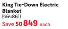 Pure Pleasure King Tie-Down Electric Blanket-Each