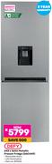 Defy 245L Satin Metallic Freezer/Fridge DAC449