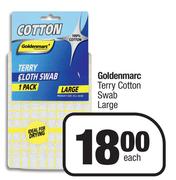 Goldenmarc Terry Cotton Swab Large-Each