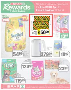 SPAR EASTERN CAPE : Go Big (27 July - 8 August 2021) Valid in Acres, Algoa Park, Aliwal North, Aspen, Burgersdorp. Cambridge, Camdeboo, Cradock, Crossways, Dagbreek, Fig tree, Fleet, Linton, page 6