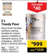 Fired Earth 5L Trendy Floor