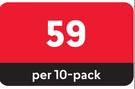 Primaries Plastic Hangers-Per 10 Pack