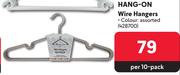 Hang On Wire Hangers-Per 10 Pack