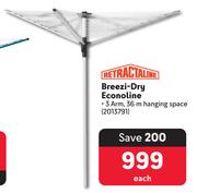 Retractaline Breezi Dry Econoline-Each