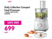 Daily Collection Compact Food Processor 384698-Each