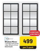 Mainstays Window Mirror-Per 2 Pack