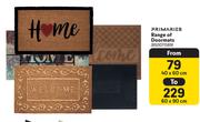 Primaries Range Of Door Mats 40 x 60cm-Each