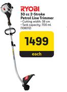Ryobi 30cc 2 Stroke Petrol Line Trimmer