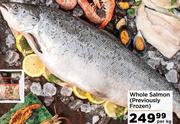Whole Salmon (Previously Frozen)-Per Kg