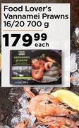 Food Lover's Vannamei Prawns 16/20-700g Each