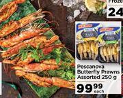 Pescanova Butterfly Prawns Assorted-250g