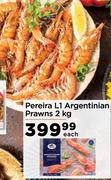 Pereira L1 Argentinian Prawns-2Kg Each