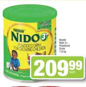 Nestle Nido 3+ Powdered Drink-1.8Kg Each