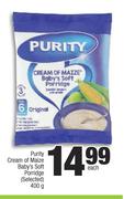 Purity Cream Of Maize Baby's Soft Porridge(Selected)-400g Each