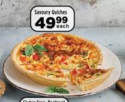 Savoury Quiches-Each
