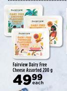 Fairview Dairy Free Cheese Assorted-200g Each 