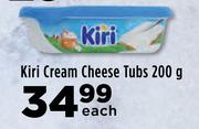 Kiri Cream Cheese Tubs-200g Each