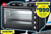 AIM 30L Compact Mini Kitchen Oven ACO30SA