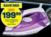 Defy 1750W Steam & Spray Iron 8140875012