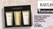 Baylis & Harding Signature Collection Sweet Mandarin & Grapefruit Hand Care Trio 3 Piece-Per Set