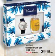 Lentheric Panache Gift Set EDT 50ml Plus Watch-Per Set