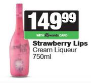 Strawberry Lips Cream Liqueur-750ml