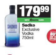 Sadko Exclusive Vodka-750ml