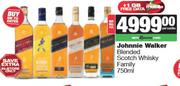 Johnnie Walker Blended Scotch Whisky Family-750ml